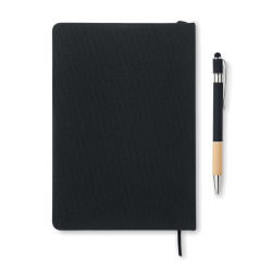 Notebook A5 RPET con penna
