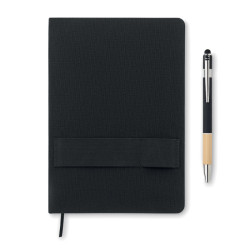 Notebook A5 RPET con penna