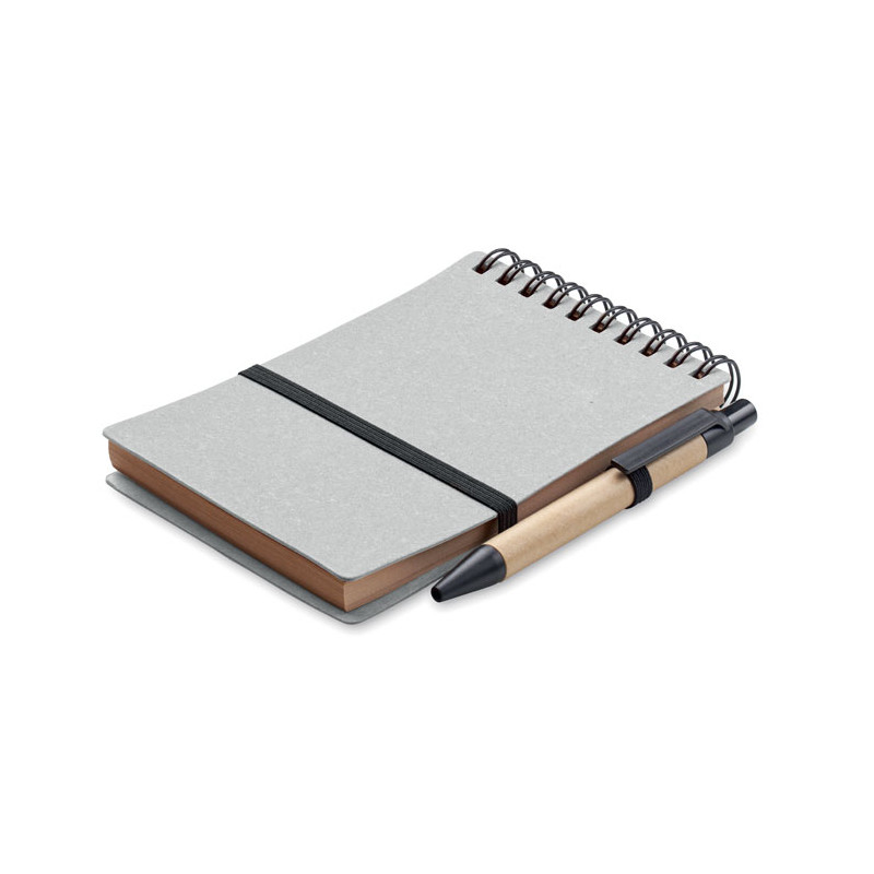 Notebook riciclato con penna a sfe