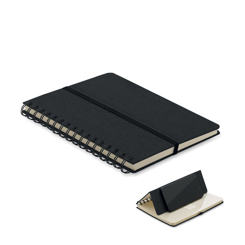 Notebook A5 con supporto per te