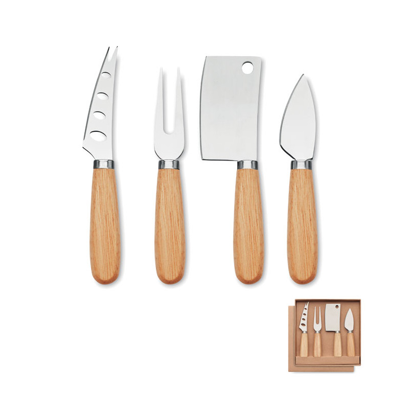 Set di 4 coltelli da formaggio