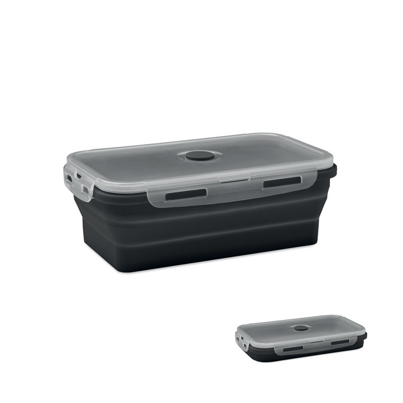 Porta pranzo in silicone pieghe
