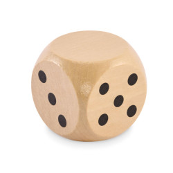 Dadi di legno Schima Ø 5 cm