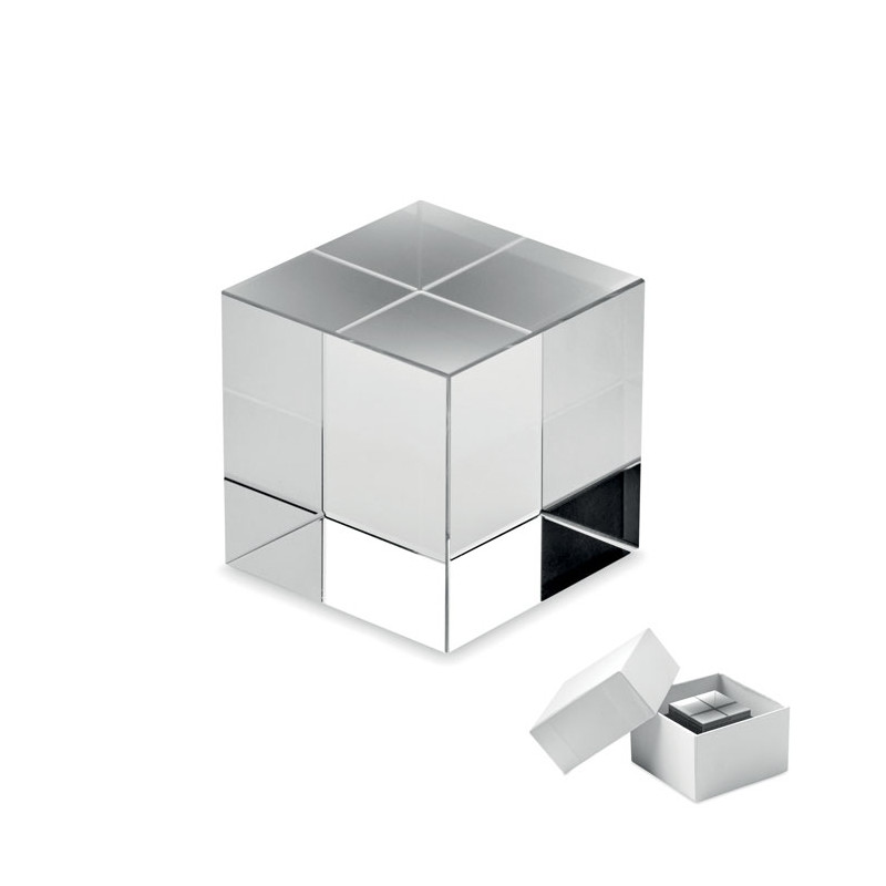 Premio cubo in vetro