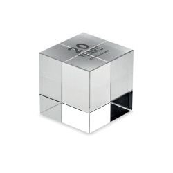 Premio cubo in vetro