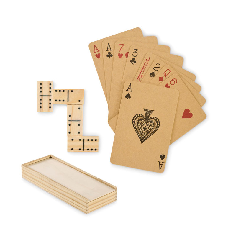 Set di domino e carte