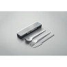 Set posate in acciaio inox