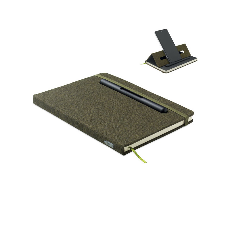 Notebook A5 con porta telefono