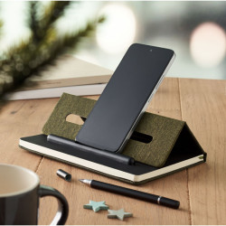 Notebook A5 con porta telefono