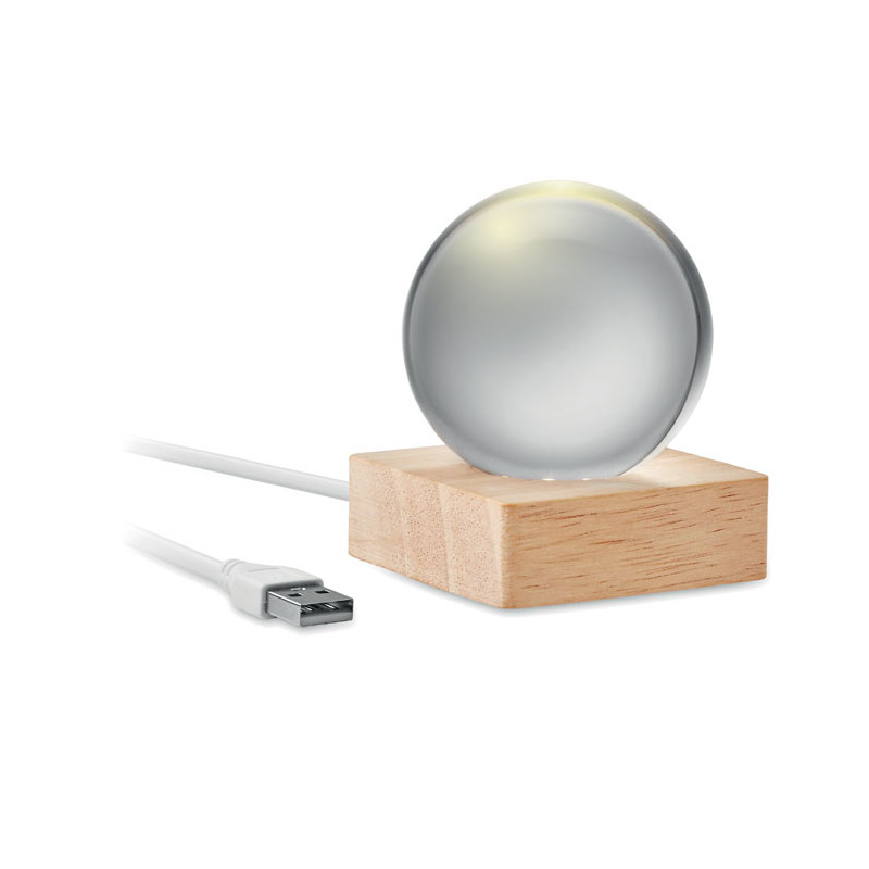 Palla di vetro a LED