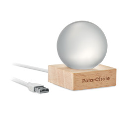 Palla di vetro a LED