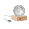 Palla di vetro a globo LED