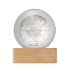 Palla di vetro a globo LED