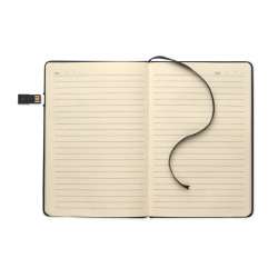 Notebook A5 con USB integrata