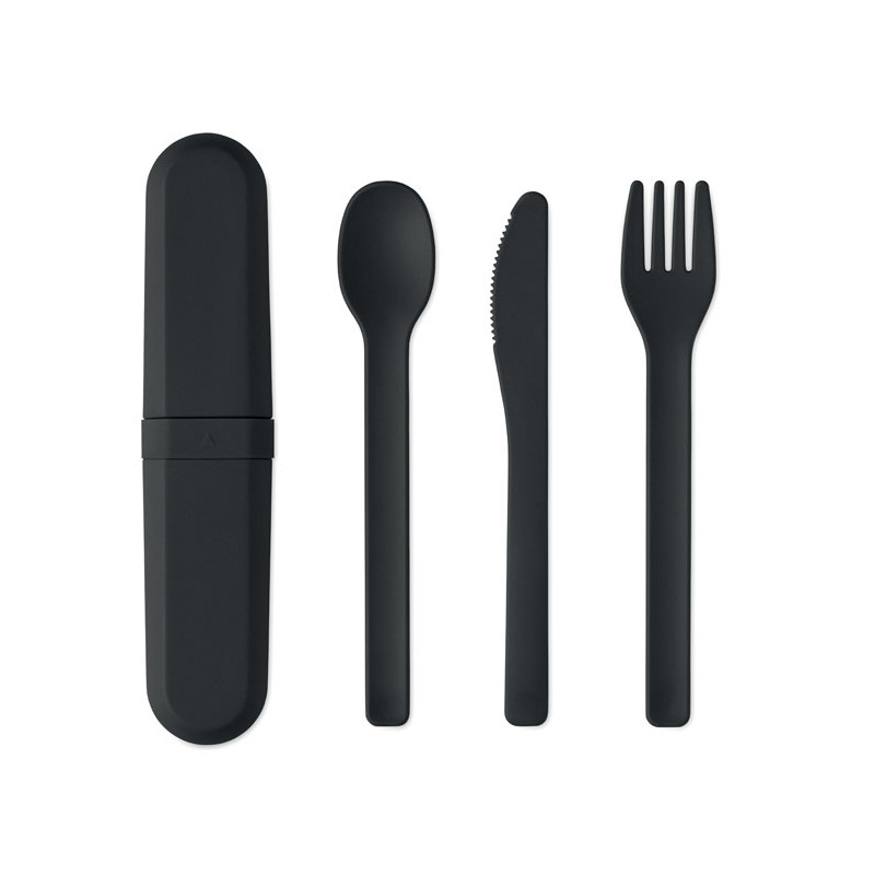 Set di posate e astuccio in PLA