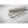 Set di posate e astuccio in PLA