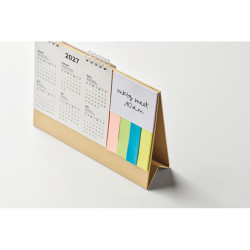 Calendario da tavolo con memopa