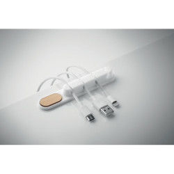 Organizzatore cavi in silicone
