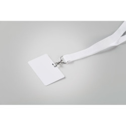 Badge con lanyard 54 x 86 mm