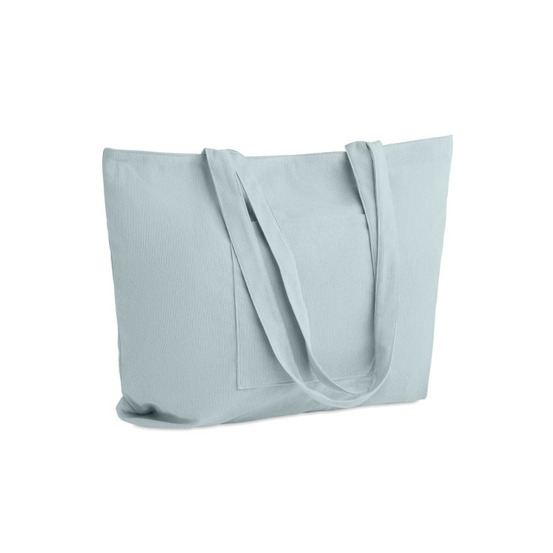 Shopper grande in velluto