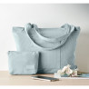 Shopper grande in velluto