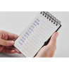 Blocco note idrorepellente