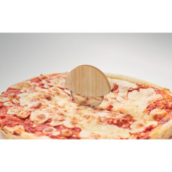Tagliapizza rotondo in bambù