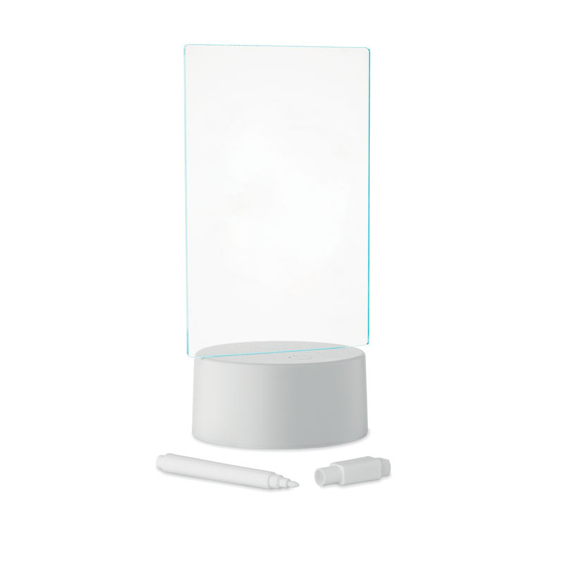 Memoboard a LED illuminato