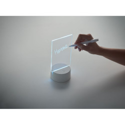 Memoboard a LED illuminato