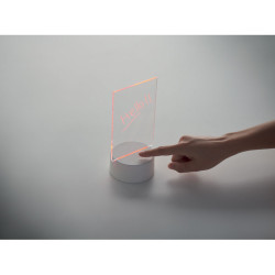 Memoboard a LED illuminato
