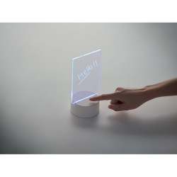 Memoboard a LED illuminato