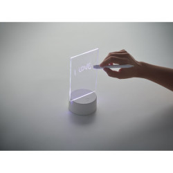 Memoboard a LED illuminato