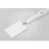Badge con cordino 120x80 mm
