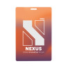 Badge con cordino 120x80 mm