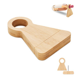 Portabottiglie in bamboo