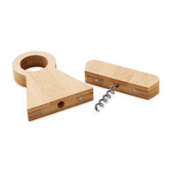 Portabottiglie in bamboo