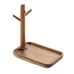 Portachiavi in legno d'acacia