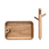 Portachiavi in legno d'acacia