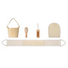 Set da bagno in cestino