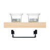 Set di portacandele con supporto