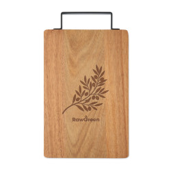 Tagliere in acacia con manico