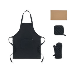 Set cucina in cotone riciclato