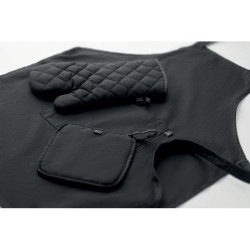 Set cucina in cotone riciclato