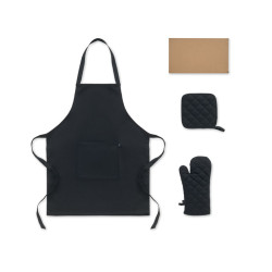 Set cucina in cotone riciclato