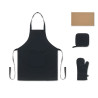 Set cucina in cotone riciclato