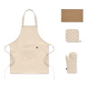 Set cucina in cotone riciclato