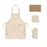 Set cucina in cotone riciclato