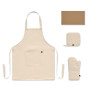 Set cucina in cotone riciclato
