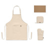 Set cucina in cotone riciclato