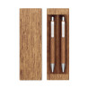 Set penna e matita in legno